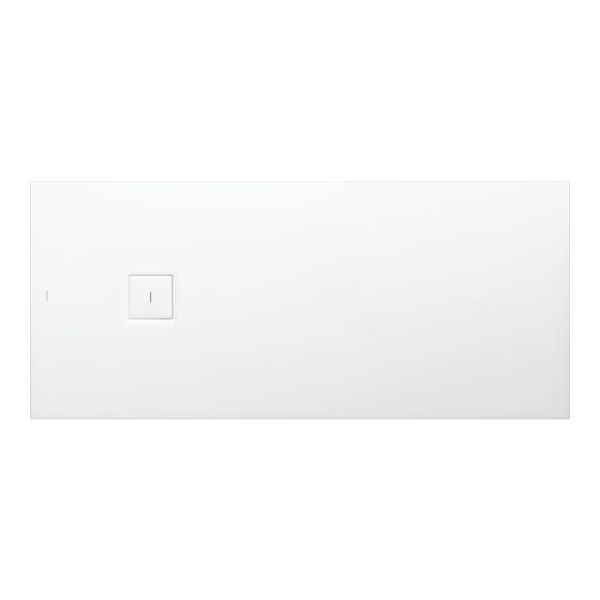 Laufen Solutions Marbond Duschwanne 170x75x4,4cm superflach, rechteckig, Ablauf seitlich, weiß H2134480000001