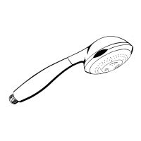AXOR Carlton Brausekopf mit Quiclean, chrom 17850000