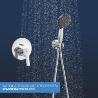 Vorschau: Grohe Start UP-Duschsystem rund mit Thermostat, Vitalio Start Kopfbrause, chrom