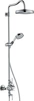 Vorschau: Axor Montreux Showerpipe mit Thermostat und Kopfbrause 240 1jet Classic chrom 16572000