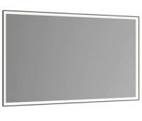 Vorschau: Keuco Royal Lumos Lichtspiegel mit Spiegelheizung, schwarz-eloxiert, 140x65cm