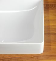 Vorschau: Duravit DuraSquare Handwaschbecken 45x35cm, ohne Hahnloch, ohne Überlauf, weiß