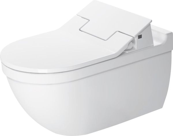 Duravit Starck 3 Wand-WC für Dusch-WC-Sitz SensoWash® 62x36,5cm, oval, WonderGliss, weiß 22265900001 2