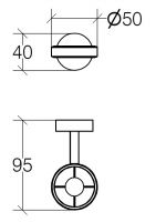 Vorschau: lineabeta BAKETO Handtuchring, chrom