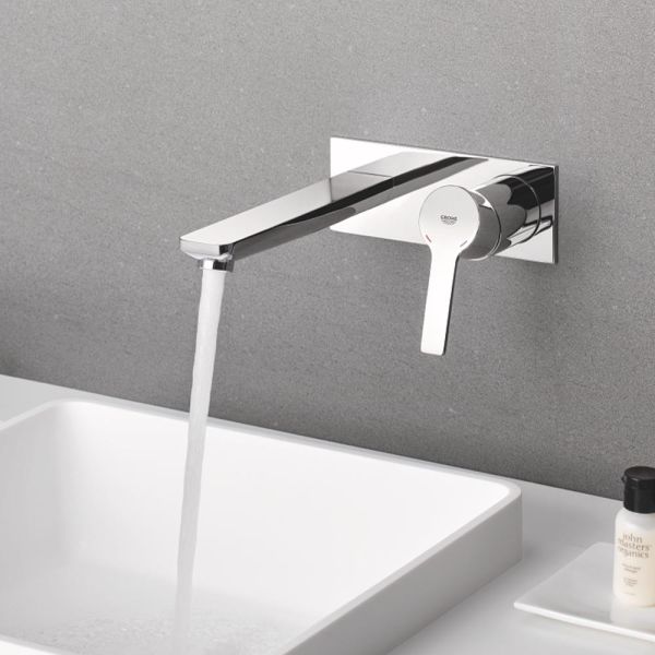 Grohe Lineare 2-Loch-Waschtischbatterie, Ausladung 207mm, chrom 23444001 