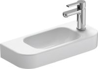 Vorschau: Duravit Happy D.2 Handwaschbecken rechteckig 50x22cm, mit Hahnloch rechts, ohne Überlauf, weiß 0711500008