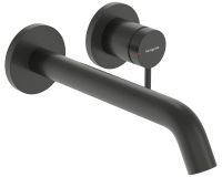 hansgrohe Tecturis S Waschtischarmatur Unterputz 22,5cm, brushed black chrome 73351340