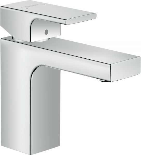 Vernis Shape Einhebel-Waschtischmischer 100 mit Metall Zugstangen-Ablaufgarnitur 71568000
