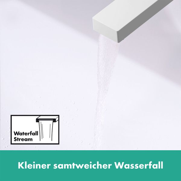 Hansgrohe Tecturis E 3-Loch Einhebel-Wannenrandmischer mit sBox, weiß matt