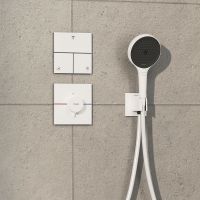 Vorschau: Hansgrohe ShowerSelect Comfort E Ventil Unterputz für 3 Verbraucher, weiß matt