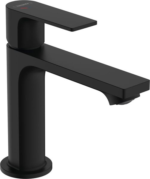 Hansgrohe Rebris E Einhebel-Waschtischarmatur 110 CoolStart wassersparend, schwarz-matt 72589670