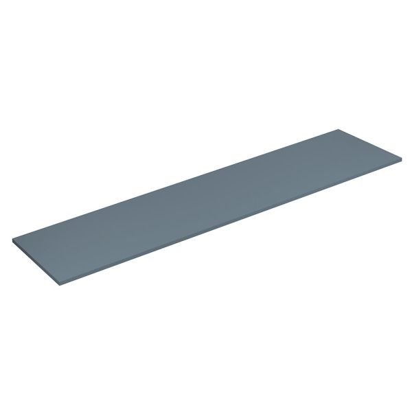 Kludi ICOS Deckplatte 220x50cm für Waschtischunterschrank, teal blue matt 50T220O3