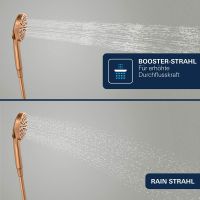 Vorschau: Grohe Vitalio Joy+ 120 Handbrause Booster-Strahl & Rain-Strahl
