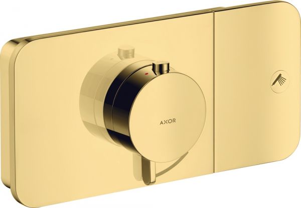 vAxor One Thermostatmodul Unterputz, für 1 Verbraucher polished gold optic 45711990
