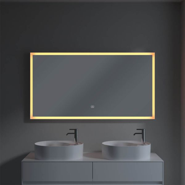 Villeroy&Boch Subway 3.0 LED-Spiegel, 140x75cm, mit Sensordimmer, weiß matt