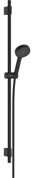 hansgrohe Activera Select S Duschset 95 2 Strahlarten Duschstange 105cm schwarz matt 28050670