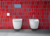 Vorschau: Duravit ME by Starck Wand-WC Tiefspüler, rimless, Compact, 37x48cm, weiß