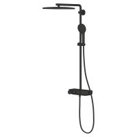 Vorschau: Grohe Vitalio Joy+ SmartControl System 350x230 Mono Duschsystem mit Thermostat, schwarz matt