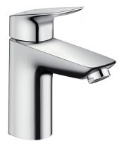 Hansgrohe Logis Einhebel-Waschtischmischer 100 LowFlow 3,5 l/min mit Ablaufgarnitur, chrom