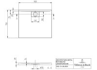 Vorschau: Villeroy&Boch Architectura MetalRim Duschwanne, 90x75cm