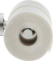 Vorschau: Duravit Starck T Papierrollenhalter doppelt, zum Schrauben/Kleben, edelstahl gebürstet 0099387000