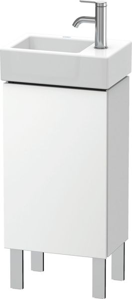 Duravit L-Cube Waschtischunterschrank bodenstehend 36x24cm mit 1 Tür für Vero Air 072438 weiß matt LC6793L1818