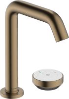 Vorschau: Hansgrohe Tecturis S 2-Loch Waschtischarmatur 150 CoolStart mit Ablaufgarnitur, brushed bronze, 73353140