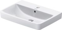 Vorschau: Duravit No.1 Waschtisch rechteckig 65x46cm, mit Hahnloch, mit Überlauf, weiß 2375650000