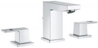 Vorschau: Grohe Eurocube 3-Loch-Waschtischbatterie mit Ablaufgarnitur, S-Size 20351000 chrom