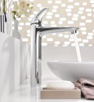 Grohe Eurostyle Waschtischarmatur XL-Size, Hebel geschlossen, glatter Körper, chrom 23719003