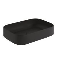 Vorschau: Kludi RESA S Aufsatzwaschtisch 60x40cm rechteckig, schwarz matt 58CW4039