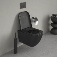 Vorschau: Duravit Happy D.2 WC-Sitz mit Absenkautomatik, abnehmbar, anthrazit matt
