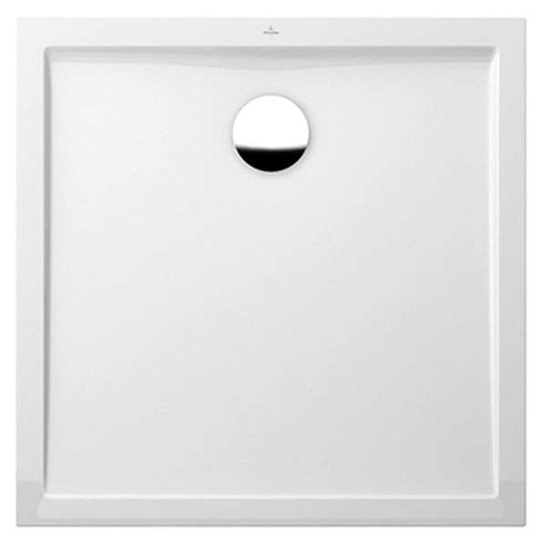 Villeroy&Boch Futurion Flat Quaryl®-Duschwanne, 90x90cm UDQ0900FFL1V-01