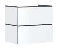 hansgrohe Xilesa E Unterschrank 68x47cm für Waschtisch, 2 Schubkästen, Push-Open, weiß matt 54295700