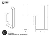 Vorschau: Giese Gifix Tono Ersatzpapierhalter für 2 Rollen, chrom