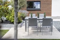 Vorschau: KETTLER DINING DIAMOND Stapelsessel Sunbrella, silberflanelle 0103902-7100 9