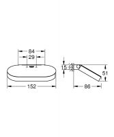 Vorschau: Grohe Selection WC-Papierhalter mit Deckel chrom 41069000 1