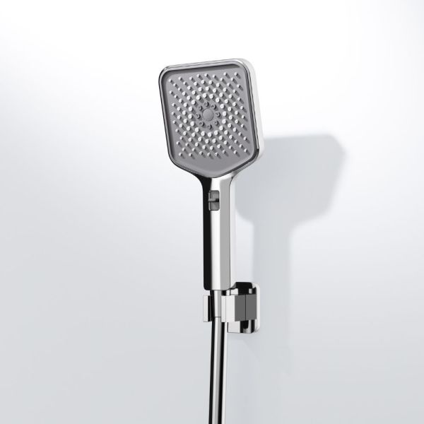 Steinberg Serie 099 Handbrause Ø12cm eckig 3 Strahlarten chrom 999625