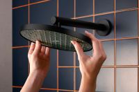 Vorschau: hansgrohe Activera S Duschkopf 240 1jet EcoSmart, schwarz matt