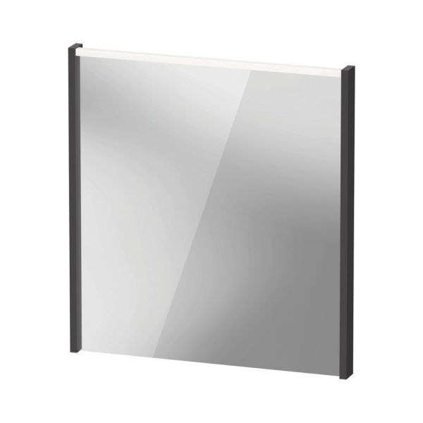 Duravit D-Code 2.0 Spiegel LED-Spiegel 65x70cm, graphit matt DC7076049490000