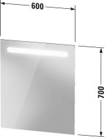 Vorschau: Duravit No.1 LED-Spiegel 60x70cm