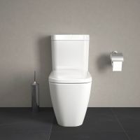 Vorschau: Duravit Happy D.2 Stand-WC für Kombination, Tiefspüler, WonderGliss, weiß