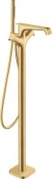 Vorschau: Axor Citterio E Wannenthermostat bodenstehend brushed gold optic 36416250