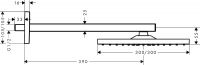 Vorschau: Hansgrohe Raindance E 300 Air 1jet Kopfbrause mit Brausearm 39cm