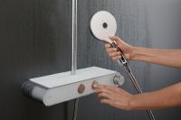 Vorschau: Duravit Shower System/Duschsystem MinusFlow mit Brausethermostat, chrom