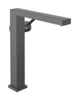 hansgrohe Tecturis E Waschtischmischer 240 Fine für Aufsatzwaschtisch, brushed black chrome