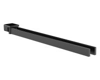 Vorschau: emco loft Handtuchhalter 43cm, 2-armig, schwarzchrom gebürstet 