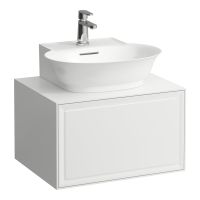 Vorschau: Laufen The New Classic Schubladenelement 58cm, 1 Schublade, zu Aufsatz-Handwaschbecken 81685.2, weiß, H4060030856311