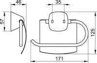 Vorschau: Keuco Collection City.2 Toilettenpapierhalter mit Deckel, chrom