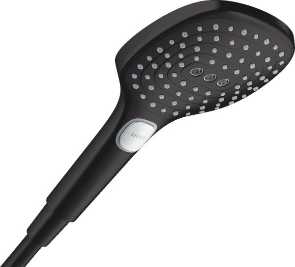 hansgrohe Raindance Select E Duschkopf 120 3 Strahlarten PowderRain schwarz matt 28728670